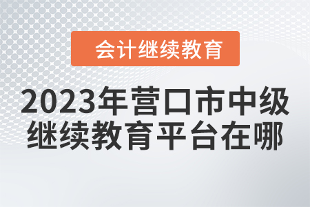2023年?duì)I口市中級(jí)會(huì)計(jì)繼續(xù)教育平臺(tái)在哪？