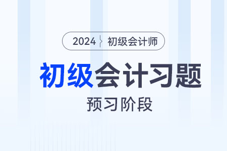 會(huì)計(jì)賬簿_2024年《初級(jí)會(huì)計(jì)實(shí)務(wù)》預(yù)習(xí)階段習(xí)題