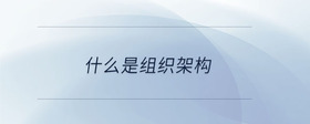 什么是組織架構(gòu)