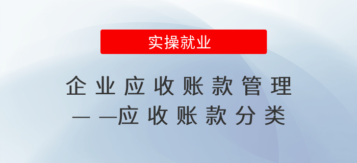 企業(yè)應(yīng)收賬款管理——應(yīng)收賬款分類