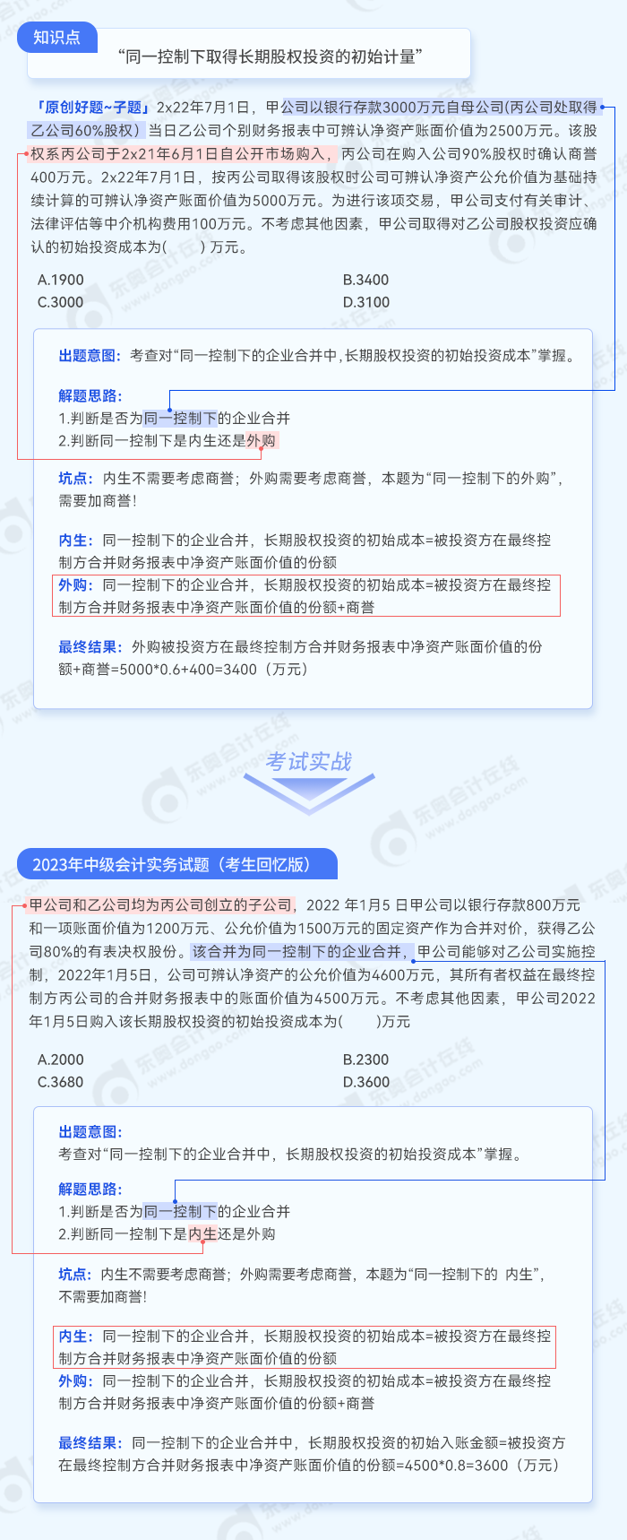 中級會計長投