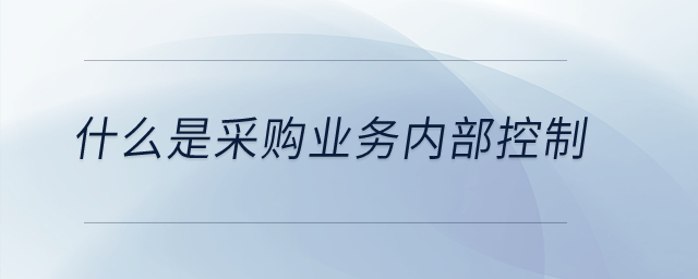 采購業(yè)務(wù)內(nèi)部控制存在的問題？