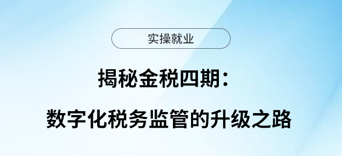 揭秘金稅四期：數(shù)字化稅務(wù)監(jiān)管的升級之路