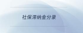 社保滯納金分錄