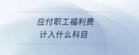 應(yīng)付職工福利費(fèi)計(jì)入什么科目