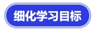 中級(jí)會(huì)計(jì)細(xì)化學(xué)習(xí)目標(biāo)