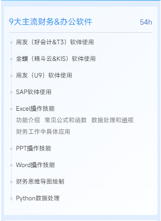 會(huì)計(jì)實(shí)操課程