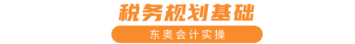 稅務規(guī)劃基礎