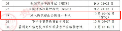 貴州教育考試院發(fā)布24年成人高考考試時(shí)間公告