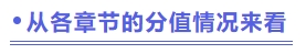 從各章節(jié)的分值情況來(lái)看