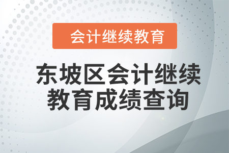 2024年四川省東坡區(qū)會(huì)計(jì)繼續(xù)教育成績(jī)查詢