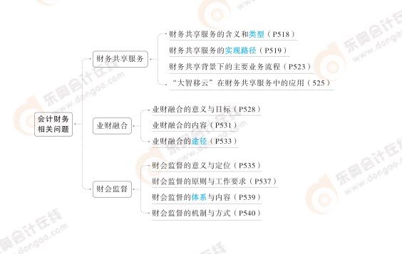 2024高級會計(jì)實(shí)務(wù)思維導(dǎo)圖第十一章：會計(jì)財(cái)務(wù)相關(guān)問題