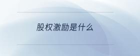 股權(quán)激勵是什么