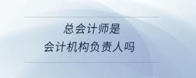 總會計師是會計機(jī)構(gòu)負(fù)責(zé)人嗎