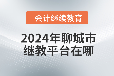 2024年聊城市繼續(xù)教育平臺在哪？