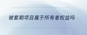 被套期項(xiàng)目屬于所有者權(quán)益嗎