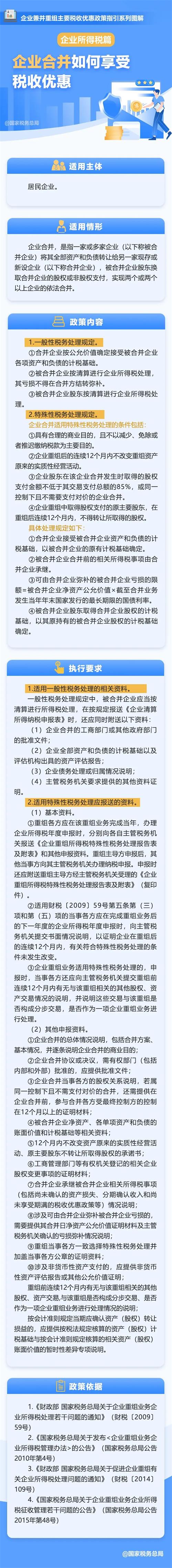 企業(yè)合并如何享受稅收優(yōu)惠？