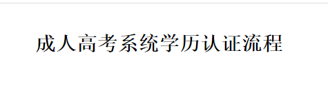 福建考生必看，福建省成人高考系統(tǒng)學(xué)歷認(rèn)證流程詳解