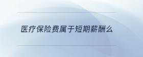 醫(yī)療保險費屬于短期薪酬么