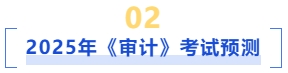 2025審計(jì)考試預(yù)測(cè)