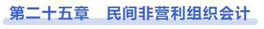 中級(jí)會(huì)計(jì)第二十五章　民間非營(yíng)利組織會(huì)計(jì)