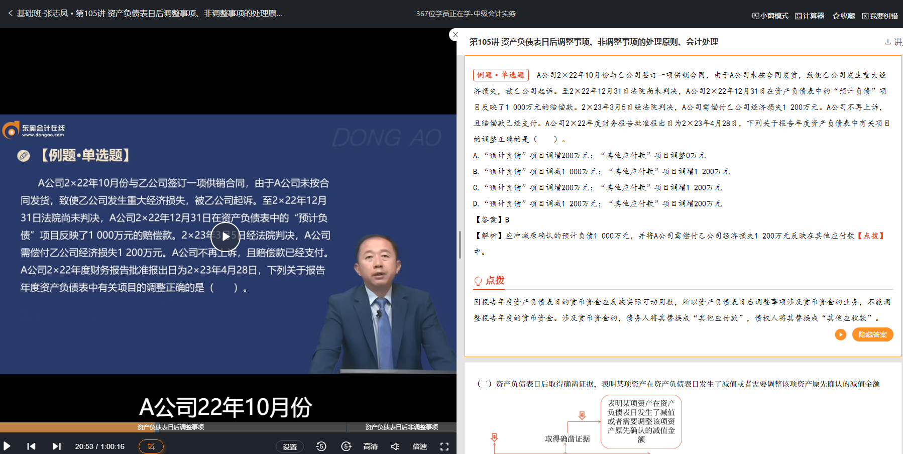 張志鳳基礎(chǔ)班第105講、習(xí)題班第25講涉及該知識(shí)點(diǎn)
