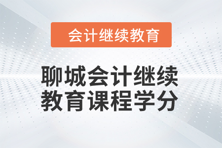 2024年聊城會(huì)計(jì)繼續(xù)教育課程學(xué)分