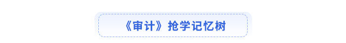 注冊會計師審計搶學記憶樹
