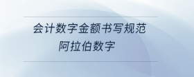 會計數(shù)字金額書寫規(guī)范阿拉伯數(shù)字