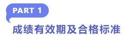 成績有效期及合格標準