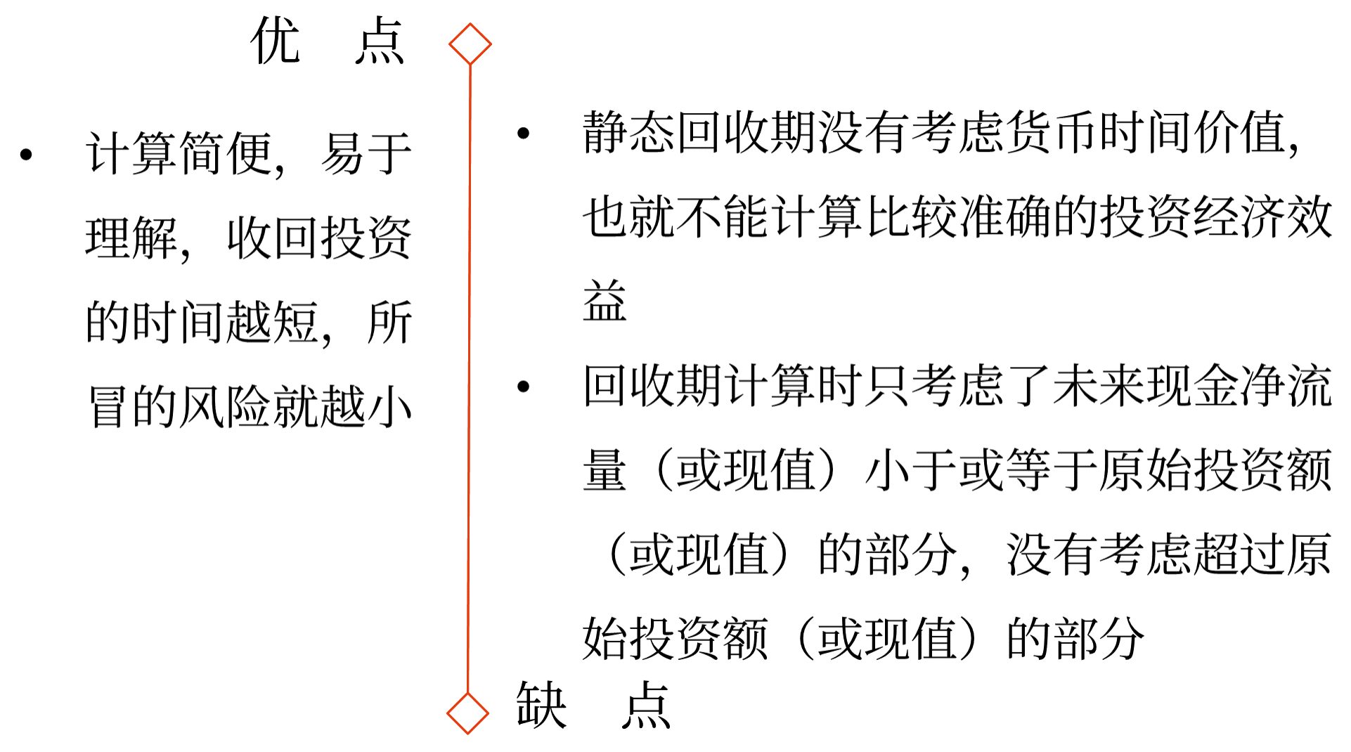 回收期——2025年中級會計財務管理預習階段考點
