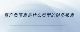 資產(chǎn)負(fù)債表是什么類型的財務(wù)報表