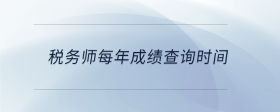 稅務師每年成績查詢時間