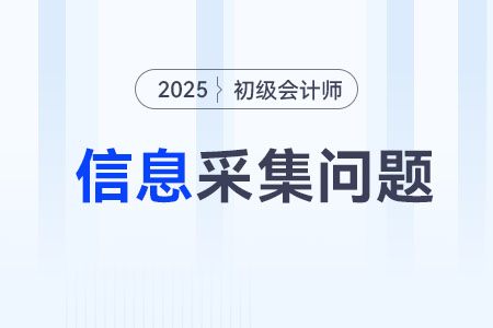 2025年初級(jí)會(huì)計(jì)信息采集方式什么樣？
