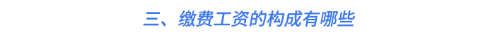三、繳費(fèi)工資的構(gòu)成有哪些