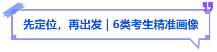 中級(jí)會(huì)計(jì)先定位，再出發(fā)，6類(lèi)考生精準(zhǔn)畫(huà)像