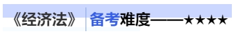 中級會計經濟法備考難度