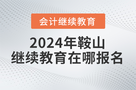 2024年鞍山會(huì)計(jì)人員繼續(xù)教育在哪報(bào)名？