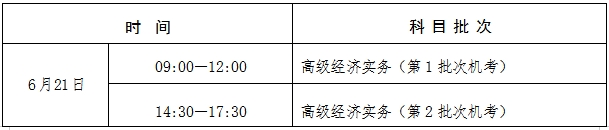考試時間
