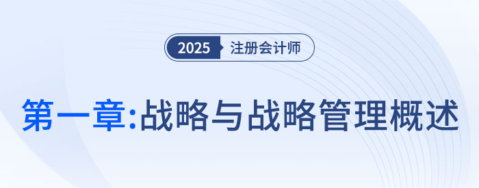 第一章戰(zhàn)略與戰(zhàn)略管理概述_25年注會(huì)戰(zhàn)略習(xí)題隨章演練