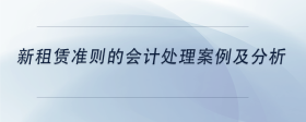 新租賃準(zhǔn)則的會(huì)計(jì)處理案例及分析