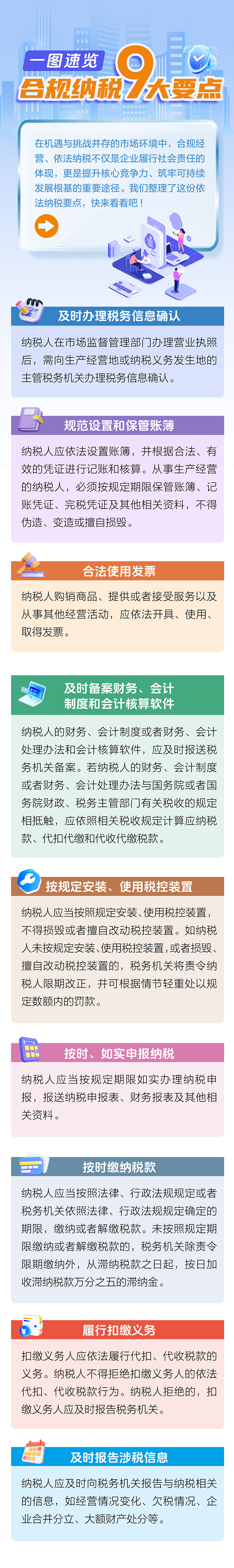 合規(guī)納稅9大要點！收藏學習