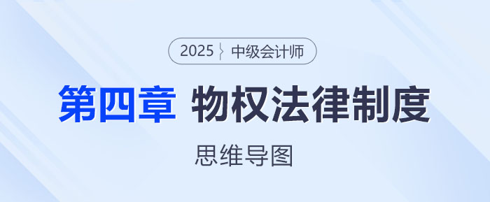 2025年中級會計經(jīng)濟法思維導(dǎo)圖——第四章：物權(quán)法律制度 
