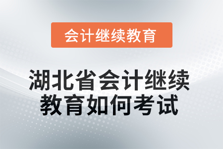 2025年湖北省會計(jì)繼續(xù)教育如何考試？