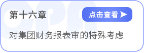 第十六章對(duì)集團(tuán)財(cái)務(wù)報(bào)表審計(jì)的特殊考慮
