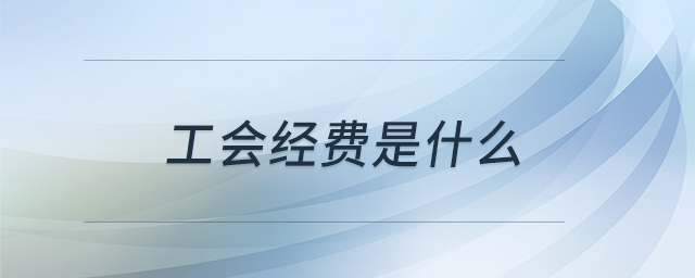 工會經(jīng)費(fèi)是什么