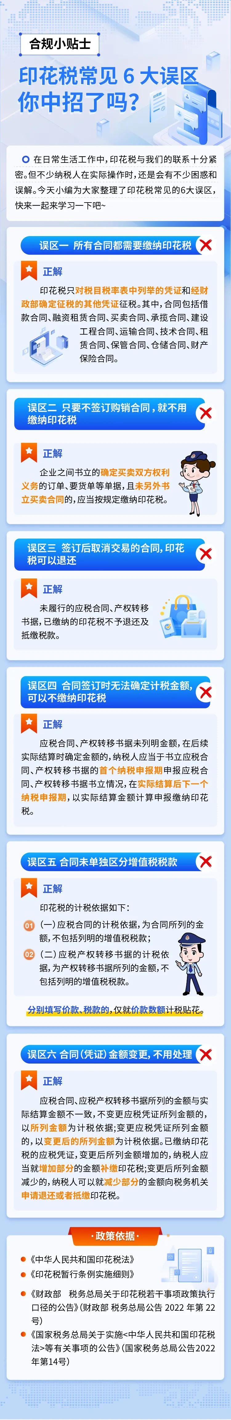 印花稅常見6大誤區(qū)，你中招了嗎