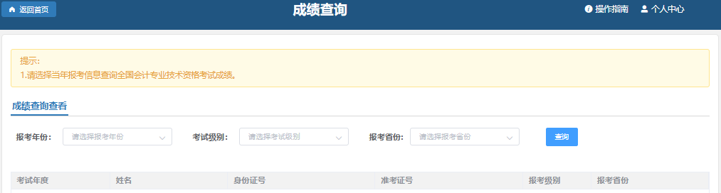 查詢成績(jī)