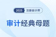 “精做”而非“刷過(guò)”！2025年注會(huì)審計(jì)經(jīng)典母題持續(xù)更新中！