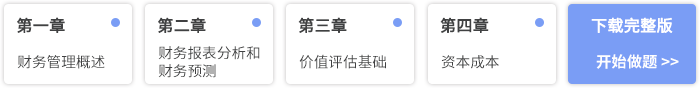 cpa財管章節(jié)精選習題